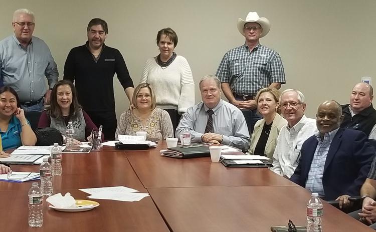 Sentinel Photo/Mike Reddell The planning committee for Matagorda Day in Austin at their meeting last week.