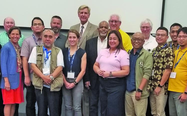 Sentinel Photo/Mike Reddell Dignitaries from Indonesia and the Philippines were here last week to learn about STP and its impact on the local community.