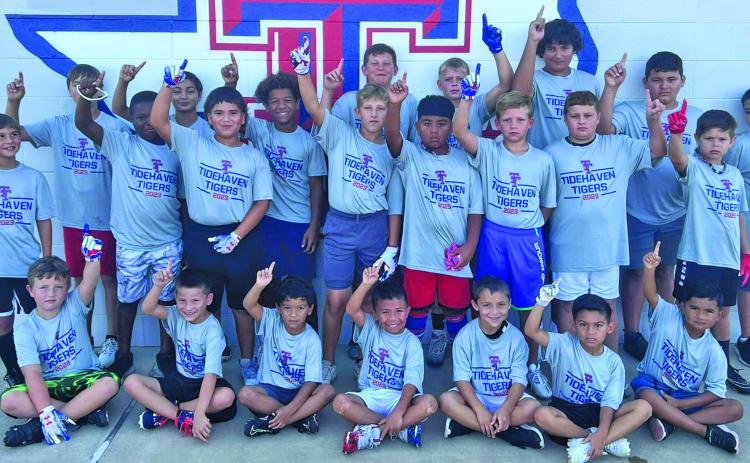 Contributed photo The Tidehaven High School football camp