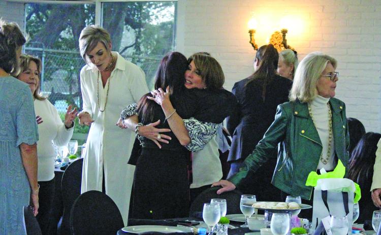 Sentinel Photo/Jessica Shepard The January luncheon of the Women in Touch Initiative drew an impressive gathering of women to hear Crisis Center Director Keilli Wright-Nelson.