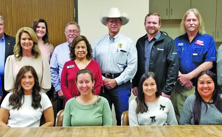 Sentinel Photo/Mike Reddell Members of the planning group for the March 18 Matagorda County Day in Austin met Friday, Jan. 24.