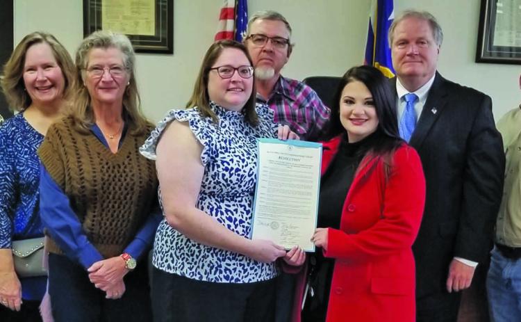 Sentinel Photo/Mike Reddell Commissioners Court approved a resolution Monday for the county to become Birding Capital of Texas.