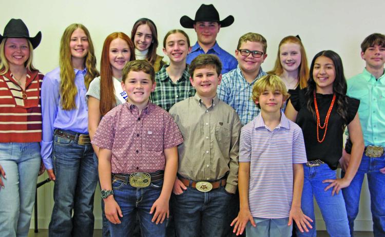 Sentinel Photo/Jessica Shepard Matagorda County Fair and Livestock Association's Home Economics food entry winners received purple rosettes for their win as Grand Champions of their chosen divisions Saturday, March 1. Winners include Robert Porter, Luke Steffek, Brooks O’Connell, Carson Cooper, Ryleigh Siptak, Jase Imhoff, Kane Spencer, Raegen Hood, Tayler Martinez, Madelyn Botbyl, Tanna Fair, Wade Hutson, Addison Smith, Rhea Wise and Jace Reynolds. Not all are pictured.