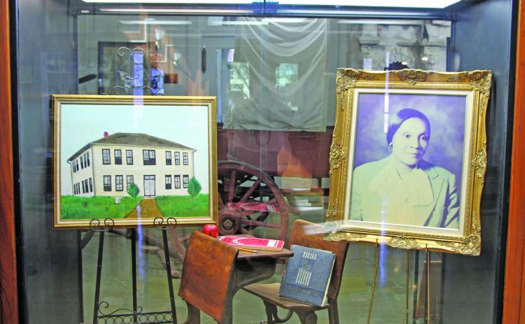 Sentinel Photo/Jessica Shepard Donnye Stone’s Celebrating Black History Month exhibit at Matagorda County Museum.