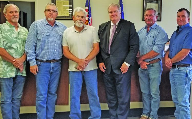 Photo/Amanda Campos Matagorda County Commissioners Court accepted the Matagorda County Historical Commission’s 2025 report at the court’s meeting Monday, March 2, Texas Independence Day.