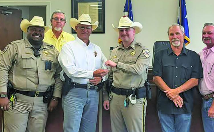 Contributed photo During Monday morning’s Commissioners Court meeting, Deputy Stephen Lang, Sergeant  Joel Wamget, and Deputy Corbin Montalvo were honored for their exemplary service. Their dedication and professionalism embody the commitment of the Matagorda County Sheriff’s Office to diligently protect and serve the residents of Matagorda County.